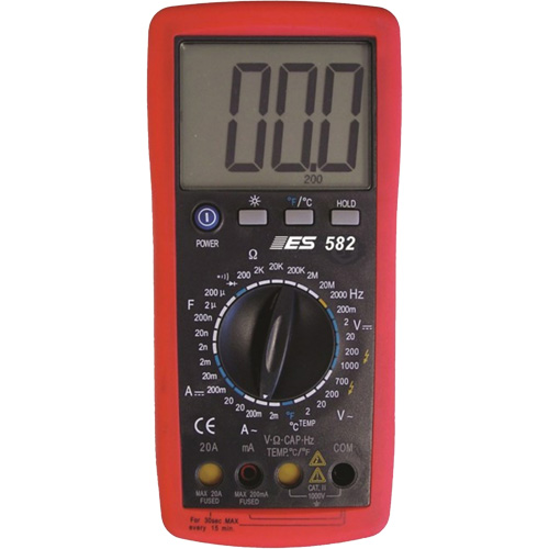 Deluxe Digital Multimeter with Amp Shutters Toolneeds Inc.