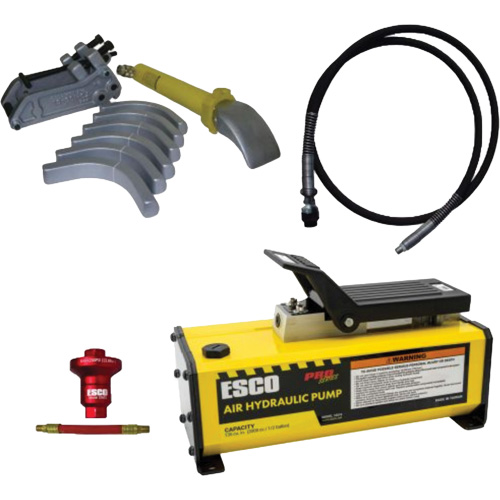 Ensemble de t&ecirc;te de brise-talon pour pneus g&eacute;ants avec pompe hydraulique de 1/2 gallon Toolneeds Inc.