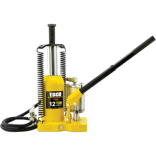 Pro Series Bottle Jack, 12 Ton(s), Air Hydraulic, 18-1/2" Raised Height Toolneeds Inc.