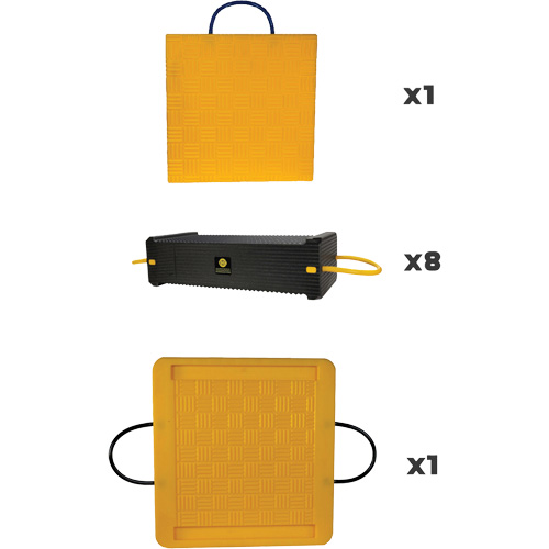 10-Piece CribLok Composite Cribbing System Kit Toolneeds Inc.
