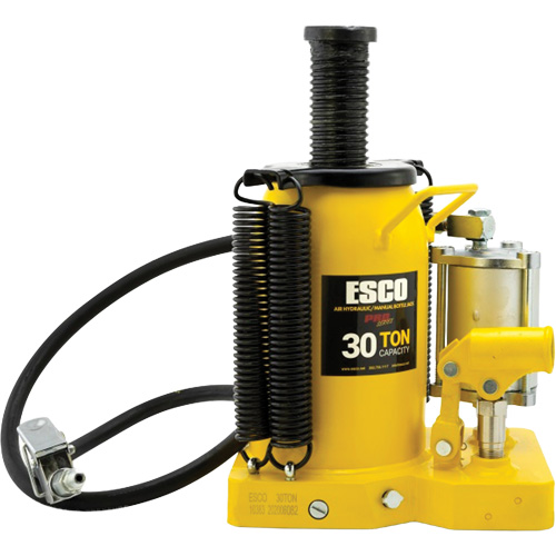 Pro Series  Bottle Jack, 30 tons, Air Hydraulic, 20" Raised Height Toolneeds Inc.