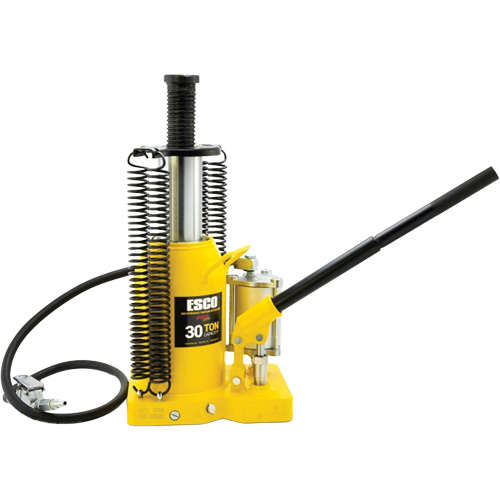 Pro Series  Bottle Jack, 30 tons, Air Hydraulic, 20" Raised Height Toolneeds Inc.
