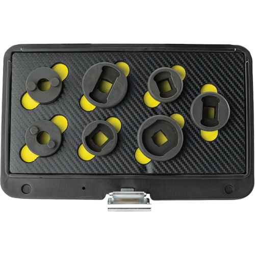 Threaded Leaf Spring Shackle Pin Remover & Installation Master Set, 7 Pieces, 1/2" Drive Size Toolneeds Inc.