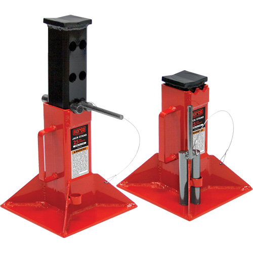 Chandelles, Tige verrouillable, Capacit&eacute; de 25 tonnes, 12" - 20" h Toolneeds Inc.