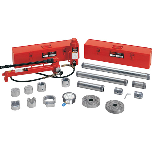 Trousse de r&eacute;paration pour collision et entretien, capacit&eacute; 20 tonnes, avec adaptateurs forg&eacute;s Toolneeds Inc.