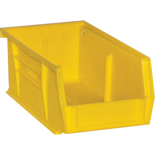 Hook-On Bins, 4" W x 3" H x 7" D, Yellow, 10 lbs. Capacity Toolneeds Inc.