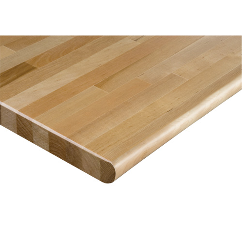 Dessus d'&eacute;tabli en bois dur, 48" la x 30" p, Bordure Arrondi, &eacute;paisseur 1-1/4" Toolneeds Inc.