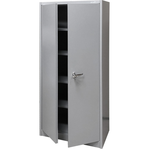 Armoire de rangement, Acier, 4 Tablettes, 66" h x 30" la x 15" P, Gris Toolneeds Inc.