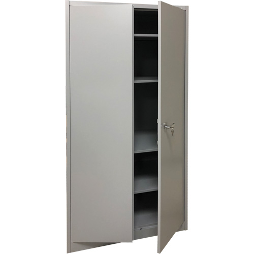 Armoire de rangement, Acier, 4 Tablettes, 78" h x 36" la x 24" P, Gris Toolneeds Inc.