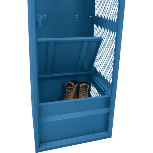 Gear Locker, Steel, 24" W x 18" D x 72" H, Dark Blue Toolneeds Inc.