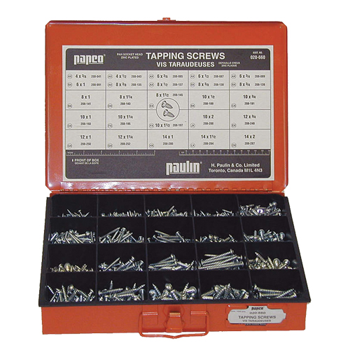 Assortiment de vis de taroudage de douille &agrave; pan Toolneeds Inc.