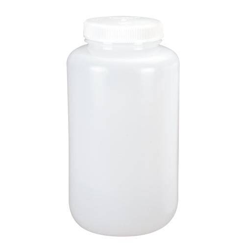 Wide-Mouth Bottles, Round, 1/2 gal., Plastic Toolneeds Inc.
