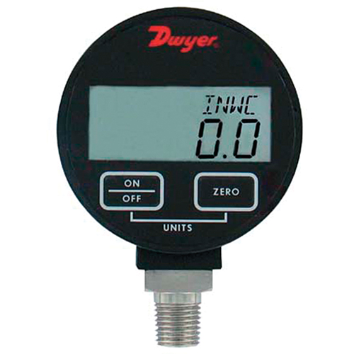 Pressure Gauge, 2-31/50" , 200 psi, Bottom Mount, Digital Toolneeds Inc.