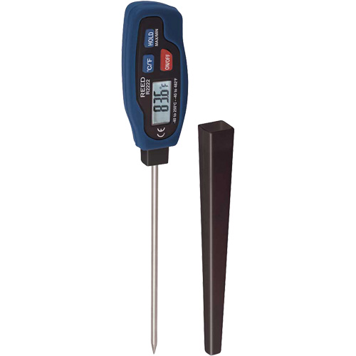 R2222 Stem Thermometer with Calibration Certificate, Contact, Digital, -40-482°F (-40-250°C) Toolneeds Inc.