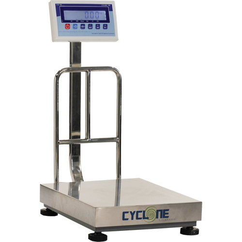 Cyclone 150 Bench and Platform Scale, 300 lbs. / 150 kg Capacity, 15-3/4" L x 19-7/10" W Toolneeds Inc.