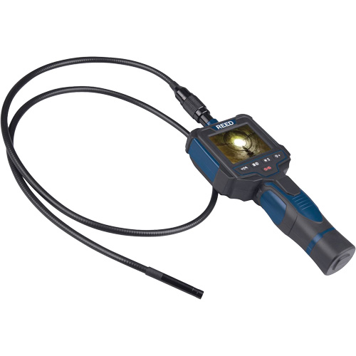 Recordable Borescope Inspection Camera, 2.5" Display, 640 x 480 pixels, 8 mm (0.31") Camera Head Toolneeds Inc.