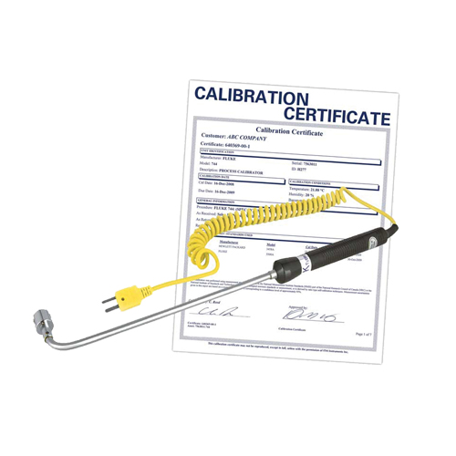 Sonde thermocouple de surface &agrave; angle droit avec certificat de calibration, 500 °C (932°F) Temp. max. Toolneeds Inc.