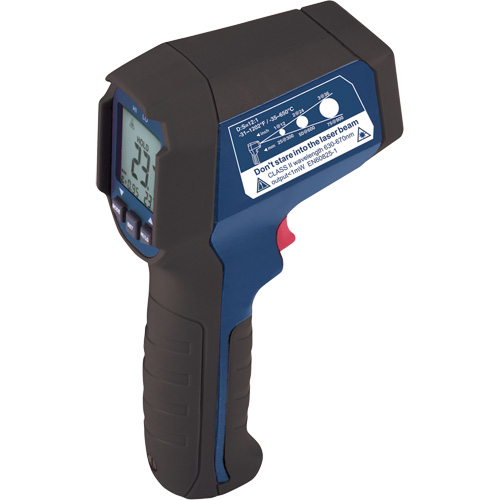 Infrared Thermometer, -31°- 1202° F ( -35° - 650° C ), 12:1, Adjustable Emmissivity Toolneeds Inc.