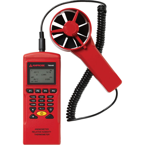An&eacute;mom&egrave;tre TMA40-A, Enregistrement des donn&eacute;es, Gamme de v&eacute;locit&eacute; d'air de 0,4 - 32 m/sec Toolneeds Inc.