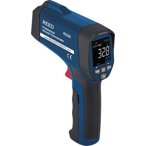 Professional Infrared Thermometer, -26 - 1472° F ( -32 - 800° C ), 30:1, Adjustable Emmissivity Toolneeds Inc.