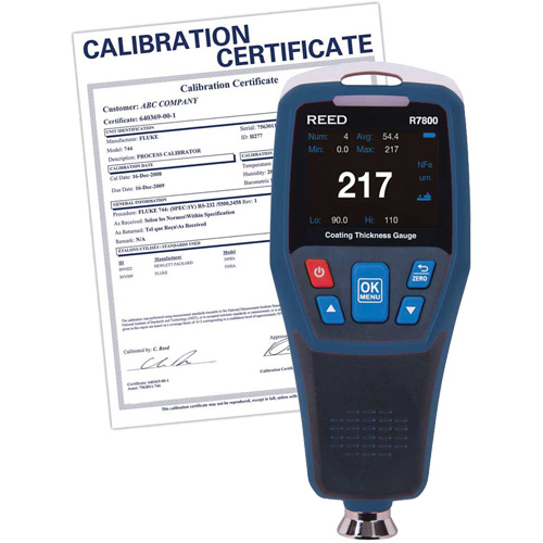 Jauge d'&eacute;paisseur de rev&ecirc;tement avec certification ISO Toolneeds Inc.