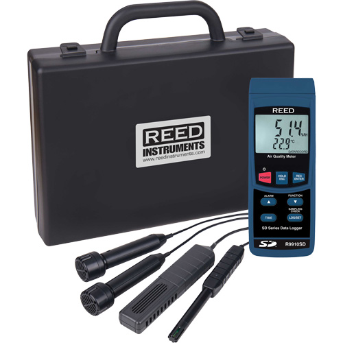 Analyseur de la qualit&eacute; de l'air int&eacute;rieur avec enregistreur de donn&eacute;es Toolneeds Inc.