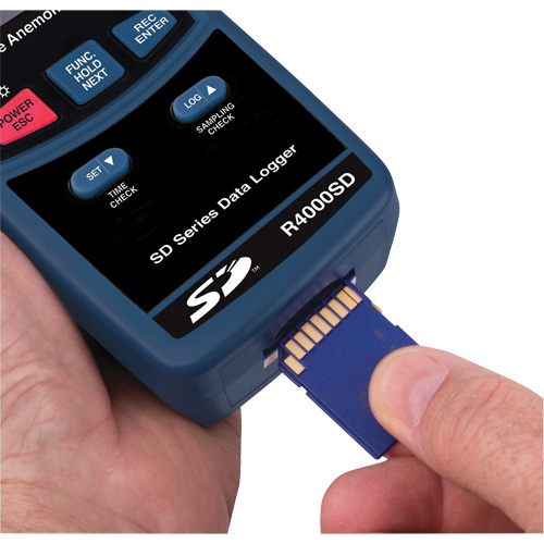 Thermo-Anemometer, Data Logging, 0.4 to 30.0 m/sec Air Velocity Range Toolneeds Inc.