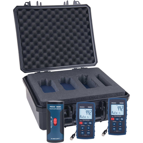 Trousse de dosim&egrave;tre de bruit, Gamme de mesure 35 - 130 dB Toolneeds Inc.