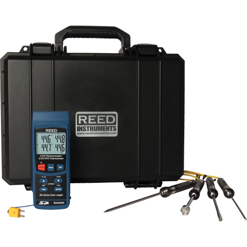 N&eacute;cessaire de thermom&egrave;tre thermocouple &agrave; enregistrement de donn&eacute;es Toolneeds Inc.