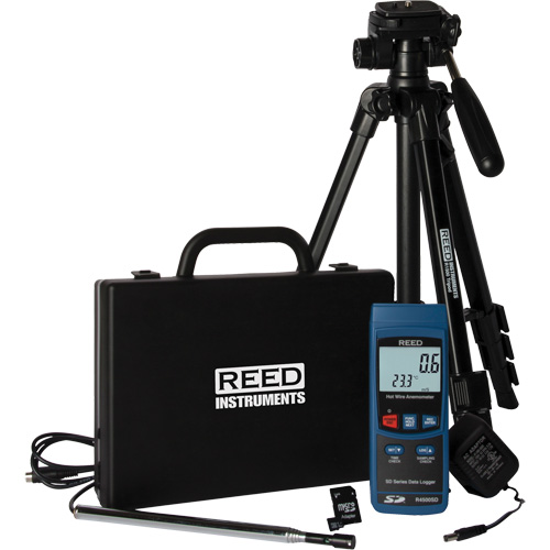 Hot Wire Thermo-Anemometer Kit, Data Logging, 0.2 - 25.0 m/sec Air Velocity Range Toolneeds Inc.
