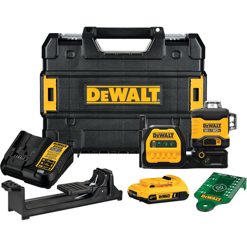 Trousse de laser vert sans fil 20 V Max* 3x360 Toolneeds Inc.