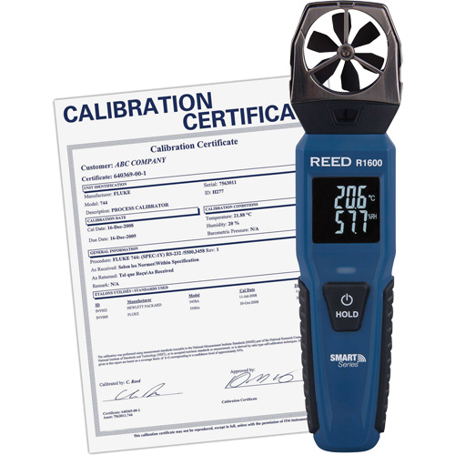 An&eacute;mom&egrave;tre &agrave; h&eacute;lices Bluetooth Smart avec certificat ISO, Enregistrement des donn&eacute;es, Gamme de v&eacute;locit&eacute; d'air de 0,6 - 25 m/sec/118 - 4921 pi/min/2,1 - 90 km/h/1,3 - 55,9 mi/h Toolneeds Inc.