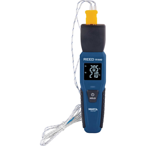 Bluetooth Smart Series Thermocouple Thermometer, Contact, Digital, -328-2501°F (-200-1372°C) Toolneeds Inc.
