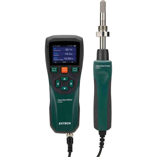 Appareil de mesure du point de ros&eacute;e, Gamme d'humidit&eacute; 0 - 100%, Gamme de temp&eacute;rature 14°- 140° F ( -10° - 60° C ) Toolneeds Inc.