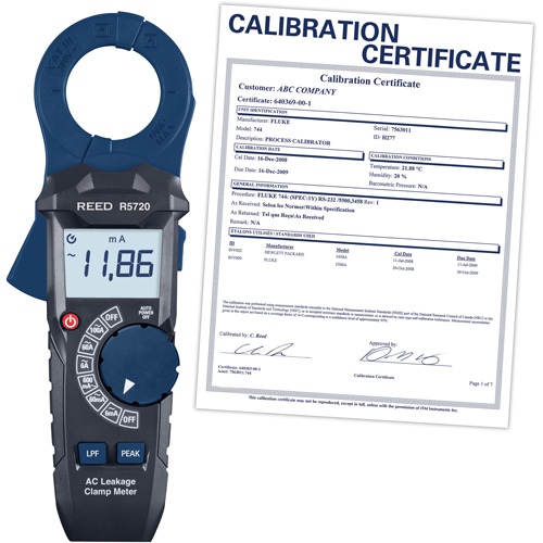 AC Leakage Clamp Meter with Calibration Certificate Toolneeds Inc.