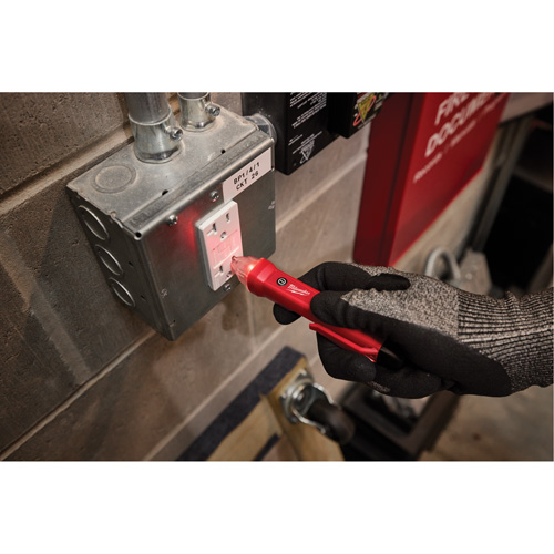 D&eacute;tecteur de tension et testeur de prise DDFT, 50 V - 1000 V, Alerte Affichage & son Toolneeds Inc.