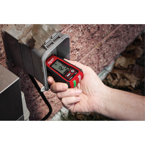 D&eacute;tecteur de tension avec DEL et testeur de prise DDFT, 50 V - 1000 V, Alerte Affichage & son Toolneeds Inc.