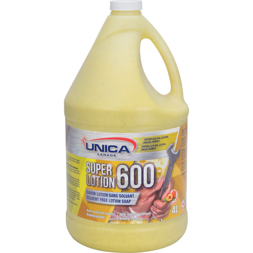 Savon antiseptique Super 600, Pierre ponce, 4 L, Bouteille, P&ecirc;che Toolneeds Inc.