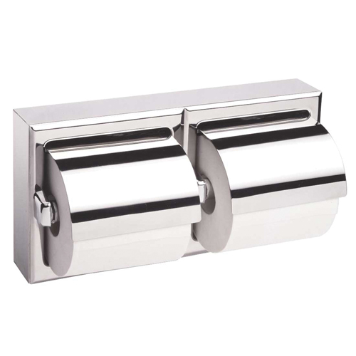 Two-Roll Toilet Paper Dispenser with Hoods, Multiple Roll Capacity Toolneeds Inc.