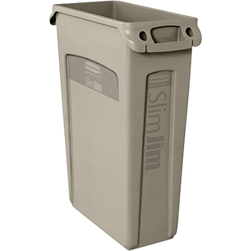 Contenants Slim Jim a/canaux de ventilation, Plastique, 23 gal. US Toolneeds Inc.