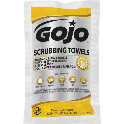 Scrubbing Towels, 80 Wipes, 12-1/4" x 10-1/2" Toolneeds Inc.