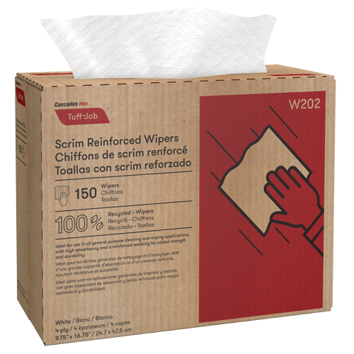 Chiffons renforc&eacute;s de canevas Pro Tuff-Job, Tout usage, 16-3/4" lo x 9-3/4" la Toolneeds Inc.