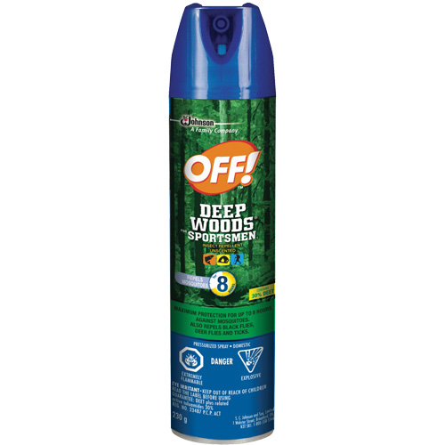 Insectifuge pour sportifs Off! R&eacute;gions sauvages, DEET &agrave; 30 %, A&eacute;rosol, 230 g Toolneeds Inc.
