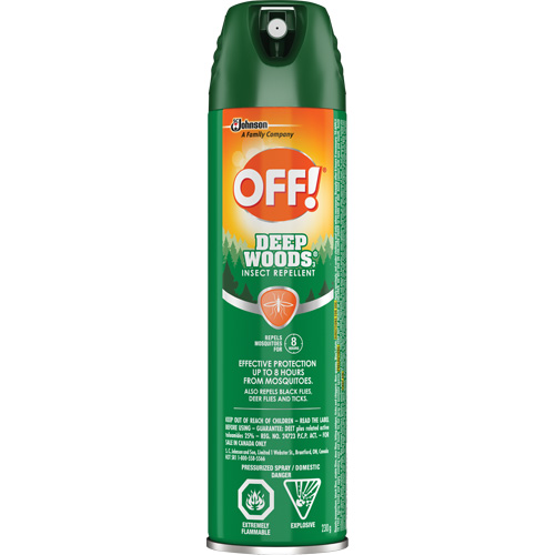 OFF! Deep Woods&reg; Insect Repellent, 25% DEET, Aerosol, 230 g Toolneeds Inc.