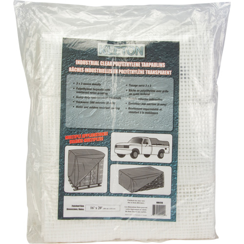 B&acirc;ches transparentes, 12' x 10' x 8 mils Toolneeds Inc.