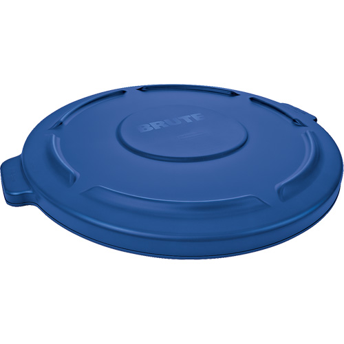 Couvercle rond pour poubelle Brute, Couvercle plat, Plastique, Convient aux contenants 22-1/4" dia. Toolneeds Inc.