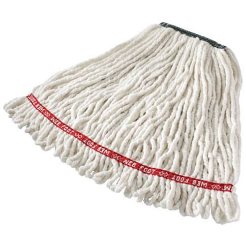 Vadrouille humide Web Foot sans r&eacute;tr&eacute;sissement, Antimicrobien, Fil, 20 oz, Style Boucle Toolneeds Inc.