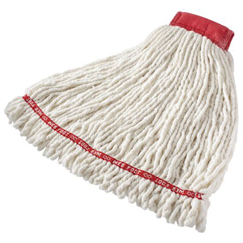 Vadrouille humide Web Foot sans r&eacute;tr&eacute;sissement, Antimicrobien, Fil, 20 oz, Style Boucle Toolneeds Inc.