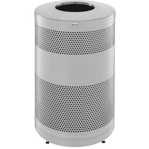 Classics Open Top Decorative Waste Bin, Stainless Steel, 51 US gal. Capacity Toolneeds Inc.
