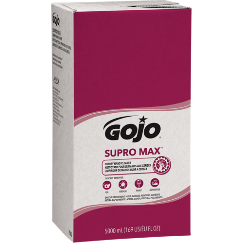 SUPRO MAX Hand Cleaner or GOJO&reg; PRO TDX Dispenser, Lotion, 5000 ml, Refill, Cherry Toolneeds Inc.